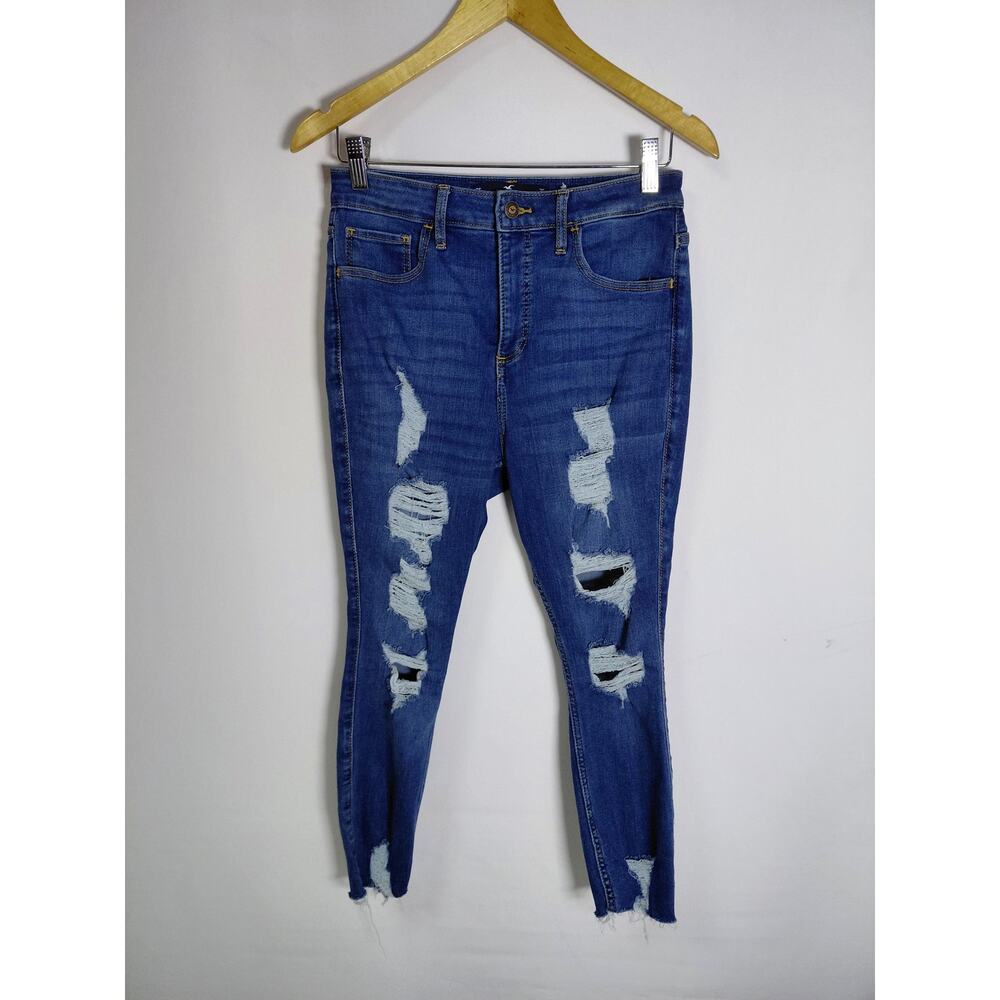 HOLLISTER CALIFORNIA Chevy High-Rise Crop Super Skinny Jeans Size W26